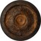 Ekena Millwork Oslo Ceiling Medallion (Fits Canopies up to 7 5/8"), Hand-Painted Rust, 38 3/8"OD x 2 7/8"P CM38OSRUS - alternate 1